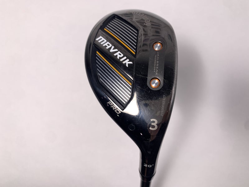 Callaway Mavrik Pro 3 Hybrid 20* KBS Hybrid 80g Stiff Graphite Mens RH