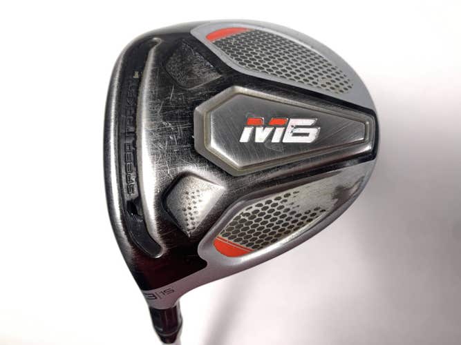 TaylorMade M6 3 Fairway Wood 15* Fujikura Atmos Stiff Graphite Mens LH