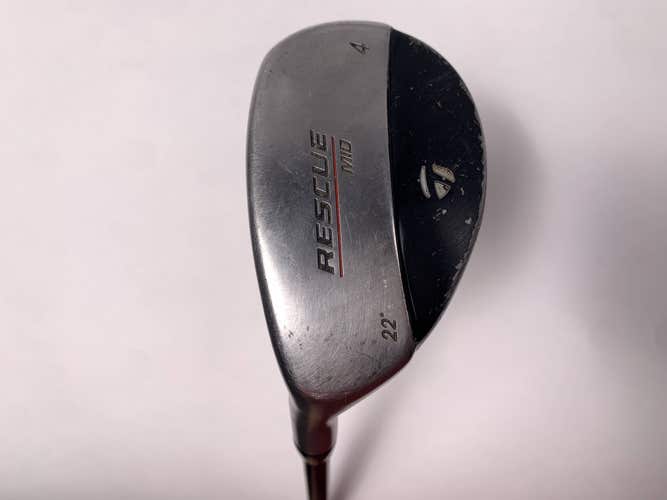 TaylorMade Rescue Mid 4 Hybrid 22* 65g Regular Graphite Mens LH