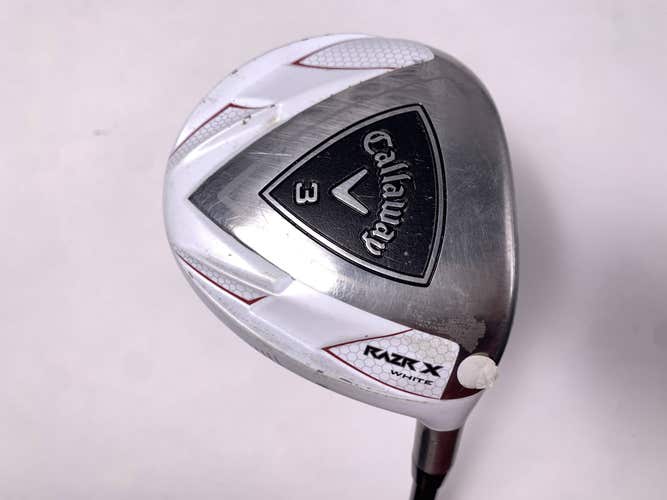 Callaway Razr X White 3 Fairway Wood 15* Grafalloy Pro Launch Ladies RH