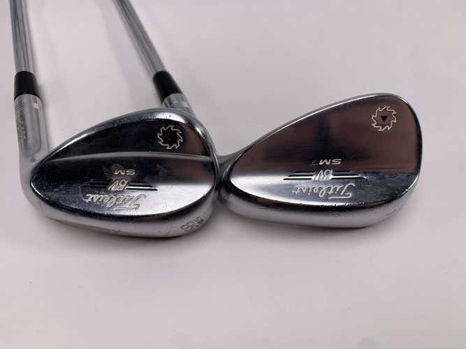 Titleist Vokey SM7 Tour Chrome Wedge Set 54* 10 | 58* 10 Project X LZ Mens RH
