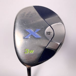 Callaway X 2008 3 Fairway Wood 15* Aldila 55g Ladies Graphite Womens LH