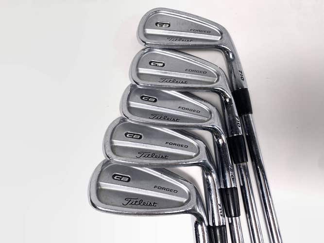 Titleist 710 CB Iron Set 6-PW True Temper Dynamic Gold S300 Stiff Steel Mens RH