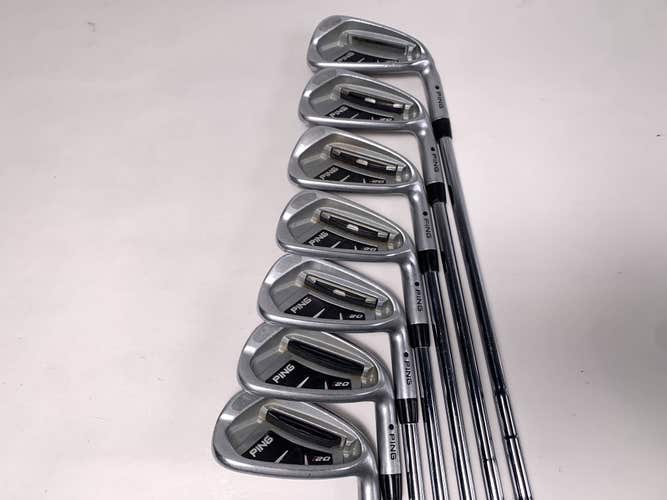 Ping i20 Iron Set 4-PW Black Dot CFS Stiff Steel Mens RH
