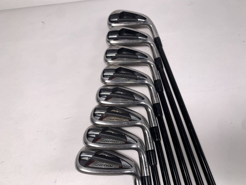 Titleist 714 AP1 Iron Set 4-PW+GW Kuro Kage 65g Stiff Graphite Mens RH