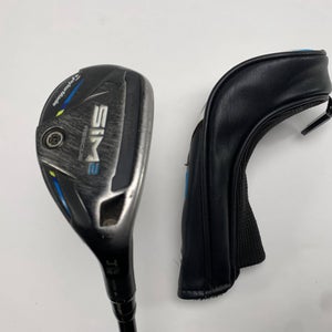 TaylorMade SIM2 Rescue 4 Hybrid 22* Tensei Blue Raw AV Series 80g Stiff RH HC