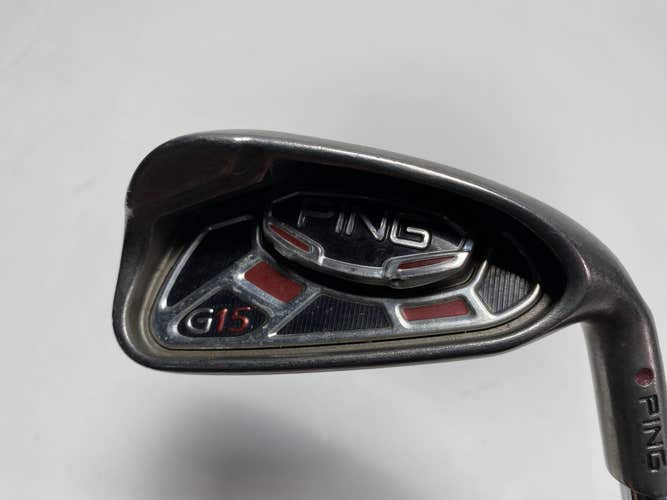 Ping G15 Single 6 Iron Maroon Dot 5* Up AWT Stiff Steel Mens RH