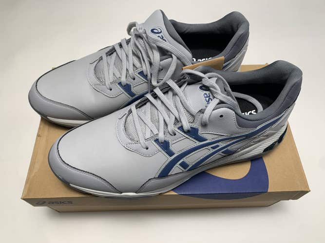 Asics Gel-Preshot Golf Shoes Gray Blue Men's SZ 11.5 (1111A210-021)