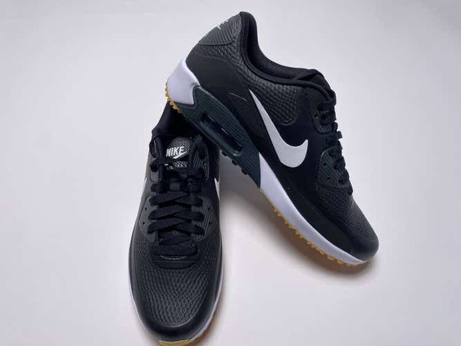 Nike Air Max 90 G Golf Shoes Black White Gum Men's SZ 10 (HV9305-100)