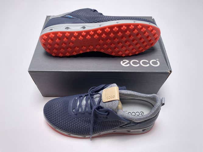 Ecco Womens Golf Cool Pro Golf Shoes Blue Gray Red Women's SZ 9 (125113 01415)