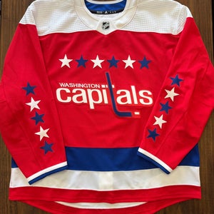 (New) Adidas Washington Capitals Jersey 58 Team Issued 3rd Third NHL MiC Made in Canada
