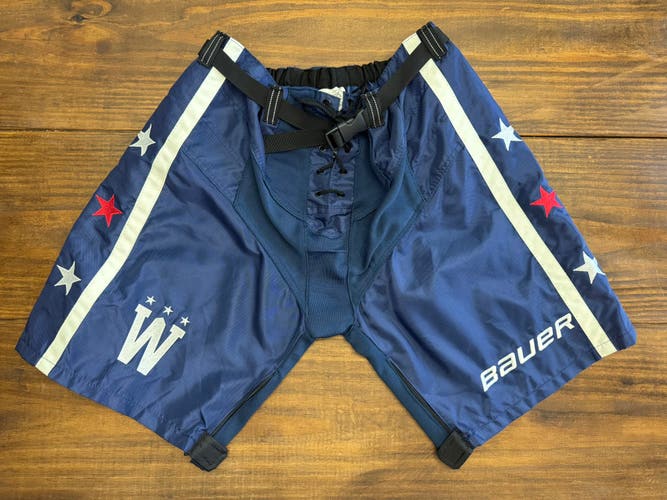 (RARE) Washington Capitals Winter Classic BAUER Supreme Pro Stock NHL Pants Shell Senior Large