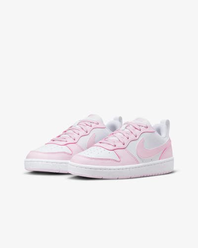 Nike Court Borough Low Recraft DV5456-105 Kids 6.5Y Pink Lifestyle Shoes DDK603