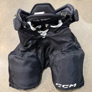 Black CCM Tacks AS 580 Hockey Pants | Size Junior Medium