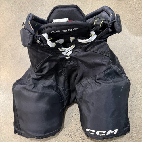 Black CCM Tacks AS 580 Hockey Pants | Size Junior Medium