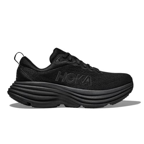 Hoka One One Bondi 8 1123202/BBLC Sneakers Men's 9.5 Black Running Shoes FL4402