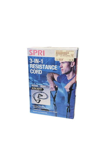 Used SPRI SPRI 3-IN-1RESISTANCE TUBE Resistance Tube Royal Blue Medium 11834-S000014895