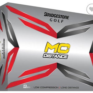 New BRIDGESTONE GOLF MC DISTANCE 12PK GOLF BALLS 11834-JMG81070