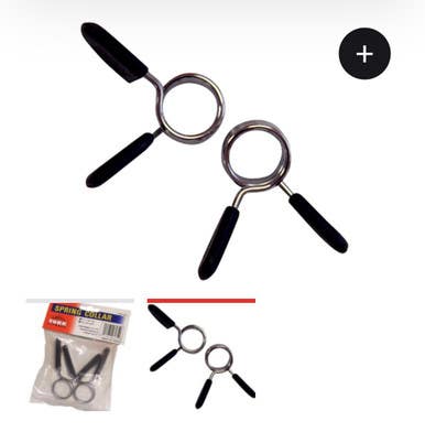 New 1'' YORK SPRING LOCK COLLAR W/RUBBER TAB 11834-YRK6135