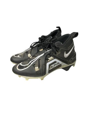 Used Nike ALPHA Adult FB Cleats Black Senior 9 11834-S000043855