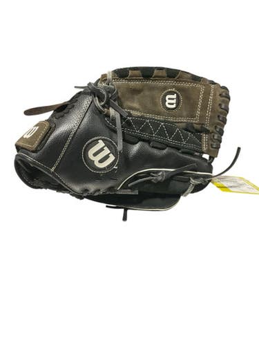 Used Wilson BLK BASEBALL GLOVE BB/SB Glove RH Throw Black 11 1/2" 11834-S000043854
