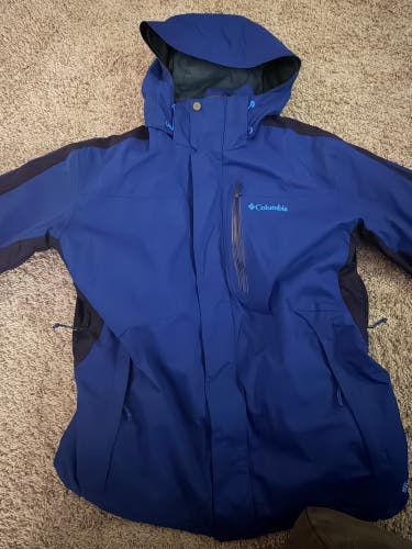 Blue Unisex Adult Large Columbia Jacket (Used)