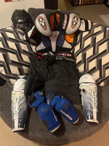 Full set of hockey gear