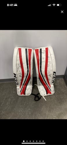 34" CCM Premier R1.9 Goalie Leg Pads (Used)