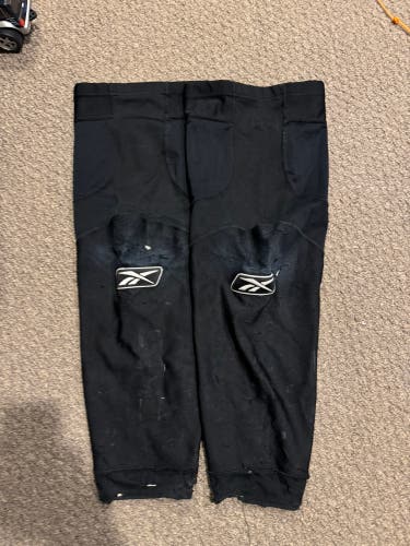 Black Senior Large Reebok Edge Socks Pro stock