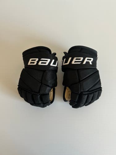 Like New Black 12" Bauer Vapor Pro Team Pro Stock Gloves