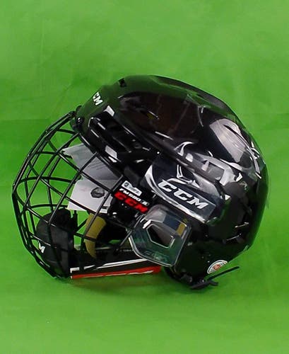 Small Senior CCM Tacks 210 Combo Helmet (New) Black