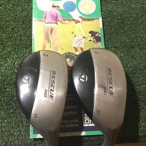 Taylormade Rescue Mid Hybrids Set (3H & 4H) Regular 95g Light Metal Steel Shafts