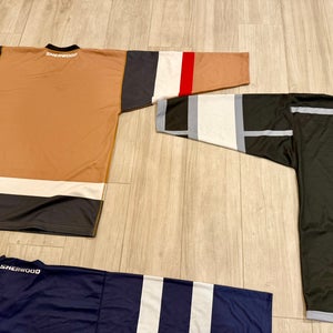 Reversible Hockey Jerseys “Lot” (Includes Six Jerseys and Bonus Pair of Socks)