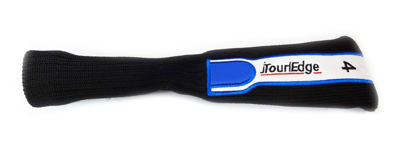 NEW Tour Edge Black/White/Blue 4 Iron/Hybrid Golf Sock Headcover