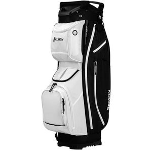 NEW 2025 Srixon Premium Black/White 14 Way Top Cart Golf Bag