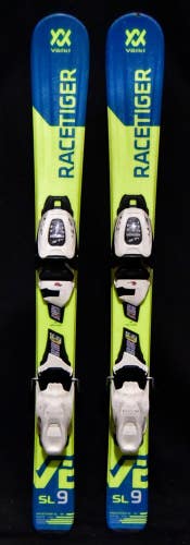 VOLKL RACETIGER KIDS SKIS SIZE 90 CM WITH MARKER BINDINGS