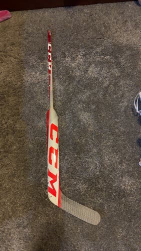 NEED GONE!! Senior CCM EFlex 5 Pro Regular Goalie Stick 25" Paddle Pro Stock (Used)