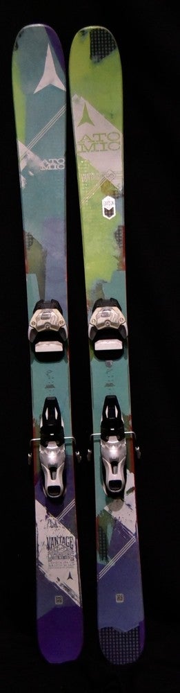 USED 2022 Atomic Vantage 90 Ti Skis w/ Warden 11 Bindings - 161cm