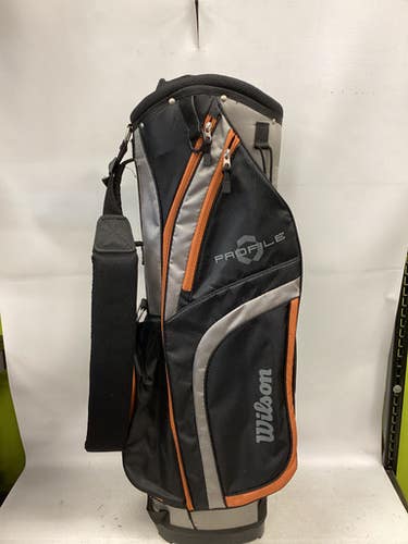 Used Wilson PROFILE Mens Cart Bag Black 11851-S000041323
