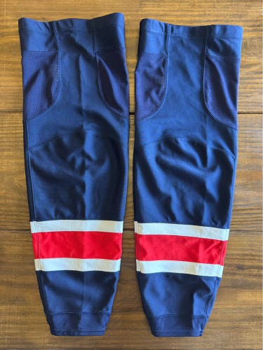 Adidas Washington Capitals Third Jersey Socks Navy White Red