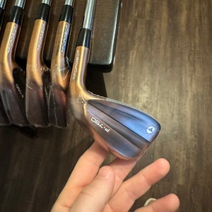 TaylorMade P790-Aged Copper-RH-Iron Set-Stiff Flex Steel Shaft (New)