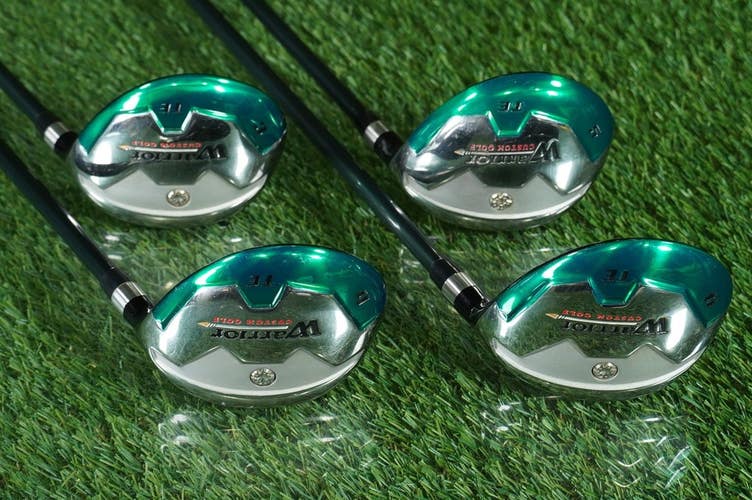 WARRIOR CUSTOM GOLF TE HYBRID WOODS SET 3W-6W TOUR 3.1 GRAPHITE SHAFTS RH