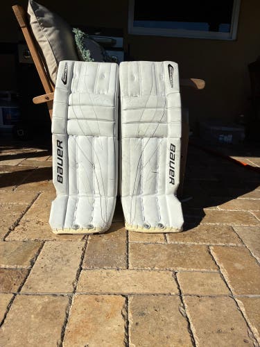 30+1 Bauer Reactor 4000 Goalie Leg Pads (Used)