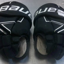 Used Bauer MS1 Junior Gloves Black 12" 11339-S000197284