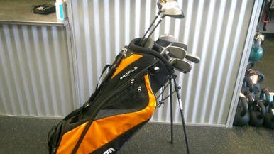 Used Wilson PROFILE HI Mens Package Set RH Black 12 Piece 11868-S000066867