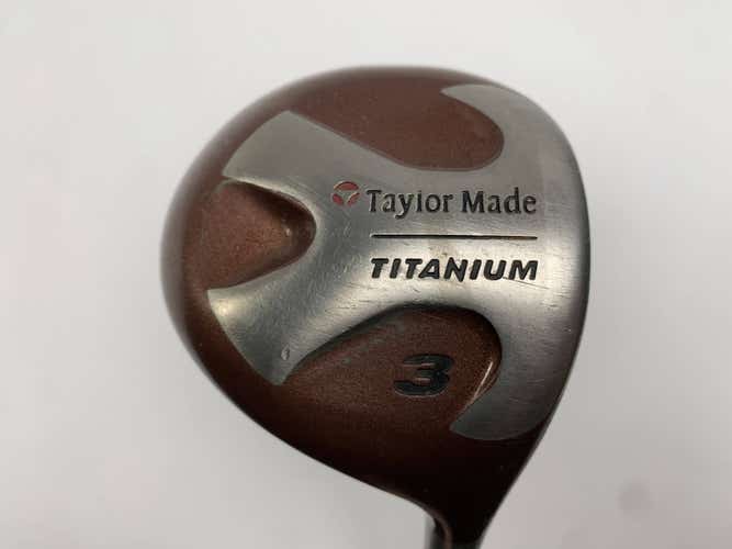 TaylorMade Ti Bubble 3 Fairway Wood 15* Bubble S-90 Plus Stiff Graphite Mens RH