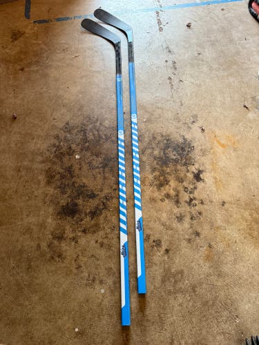 UMaine Senior Warrior Alpha LX2 Pro Left Hand Hockey Stick P92 75 Flex Pro Stock 2 Pack (New)