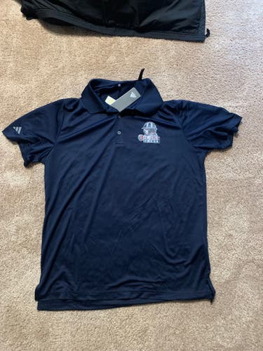 Blue Large Adidas Shirt (New) Tulsa Oilers