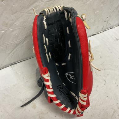 Used Rawlings Players Series PL115G Baseball Glove RH Throw Grey And Red 11 1/2" 11855-S000196331