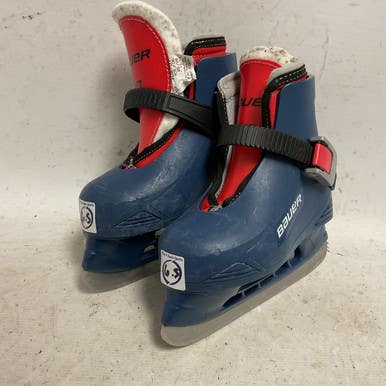 Used Bauer 6/7 Boys Softboot Skate Navy Blue Youth 06.5 11855-S000196462
